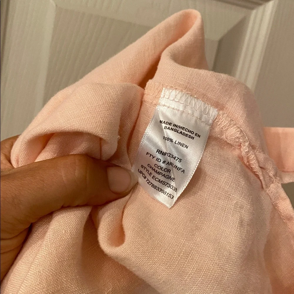 Ellen Tracy Soft Pink Top